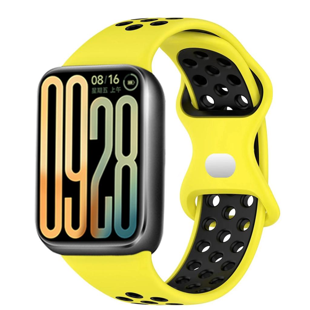 Soft Silicone Strap for Xiaomi Mi Band 8 Pro/9 Pro Sports Breathable Bracelet Wristband for Redmi Watch 6 5 4 Correa Accessorise