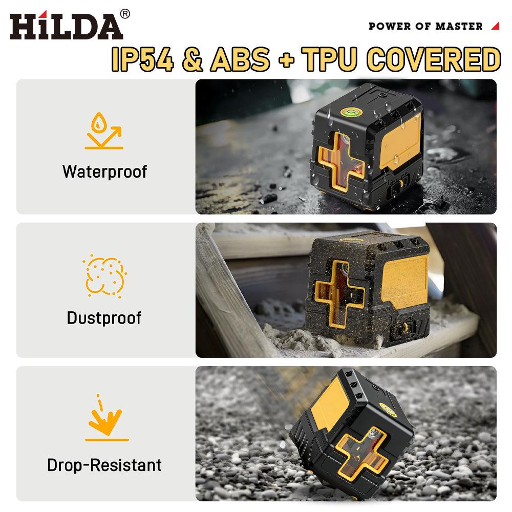 New Mini 2-Line Green Laser Level: High-Precision Floor-Attached Projector Instrument