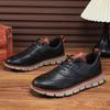 Leather Shoes Men Outdoor Outdoor Light Non-slip Walking Casual Shoes Men Slip-On Driving Loafers Men Sneakers