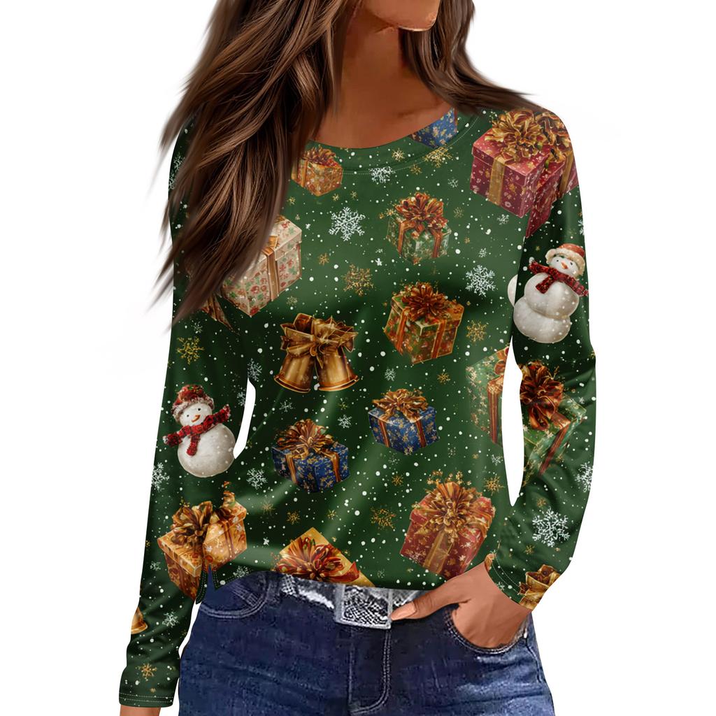 Womens's Fashion Casual Halloween Print V-neck Mid Length Pocket 3/4 Sleeve Top