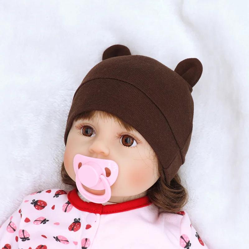 New Baby Hat For Boy Girl Fashion Ears Bonnet Cute Pography Props Hats Newborn Beanie Kids Outdoor Warm Knitted Beanie Cap