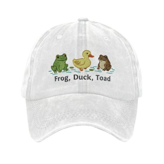 Men Baseball Hat Embroidered Pattern Adjustable Camping Cap Compact Wide Design Hat Outdoor Activity Golf Hat