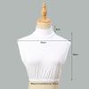 Vintage Solid Color False Collar Detachable Design Loose Hem Detachable Collars Mock Top Style Neck Cover for Women