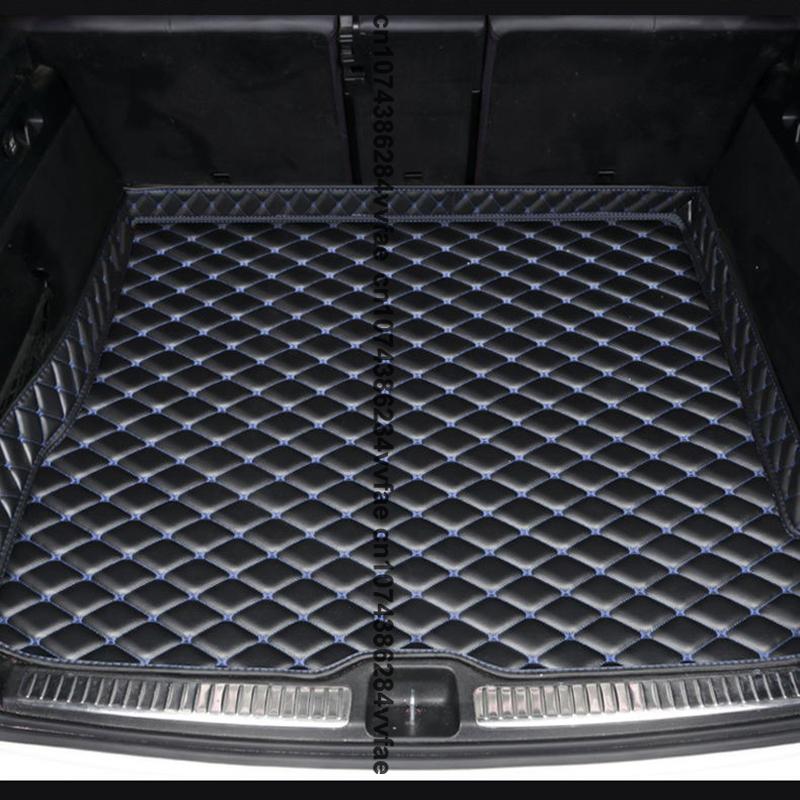 Car Trunk Mats for Lincoln MKC 2017- No Speaker Version In the Trunk Anti Dirty Durable Leather Carpet Protective Pad