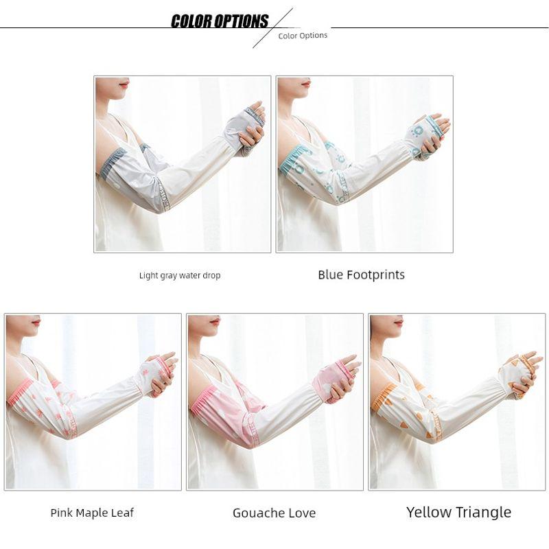 

Internet Celebrity Driving Handy Gadget Hand Guard Women s Sun Protection Viscose Fiber Oversleeve Color matching: 3 pairs of special color optional