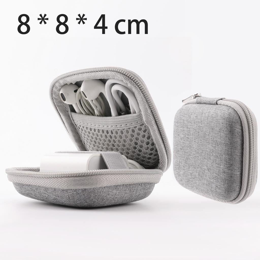 Portable Earphone Storage Bag Data Cable Organizer Bag Multifunctional Digital Gadgets Case For Charger U Disk Protective Cover