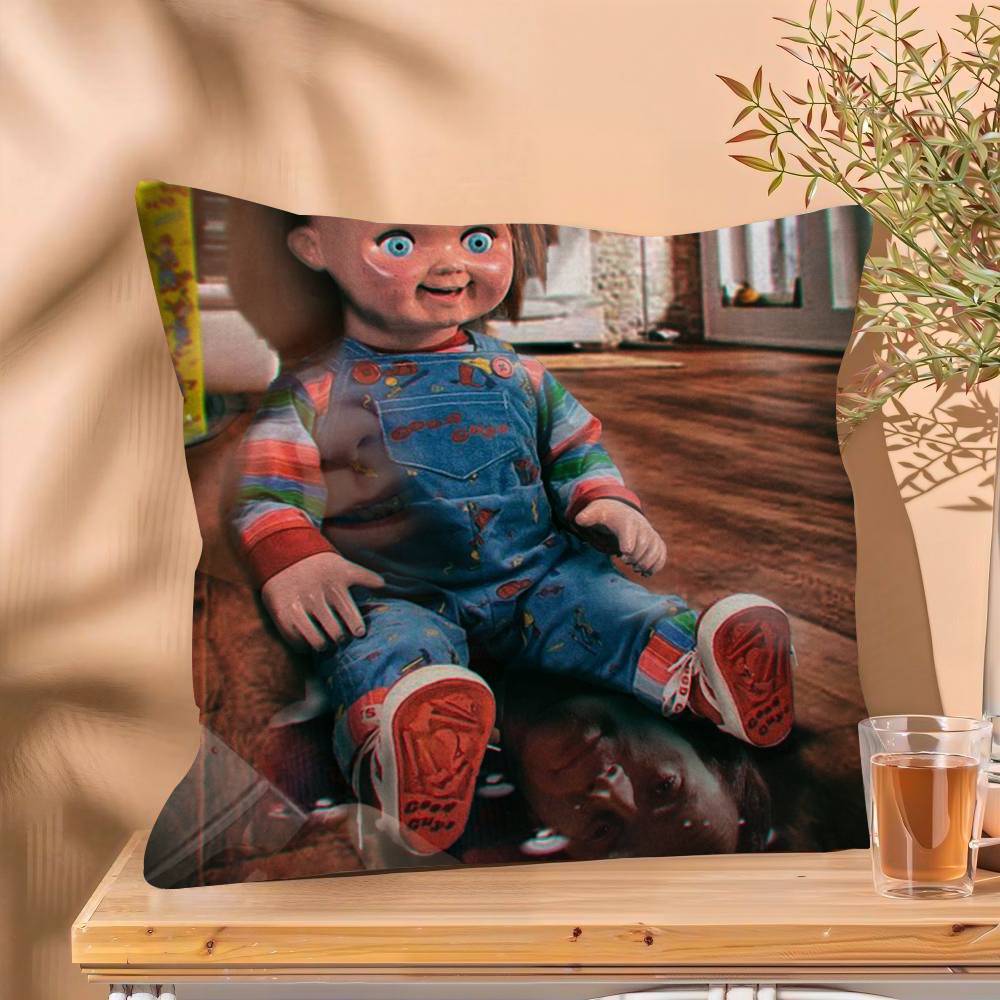 Klassische Chucky Horrorfilm Kissenhülle Sofakissenhülle Wohnzimmer Dekoration Kindergeschenk