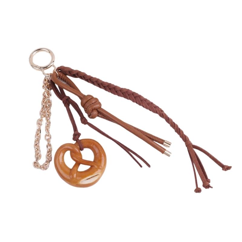 Fashionable Food Shape Keychain Bag Ornament Compact Decorative Keyring Bags Accessories Suitable For Various Occasion