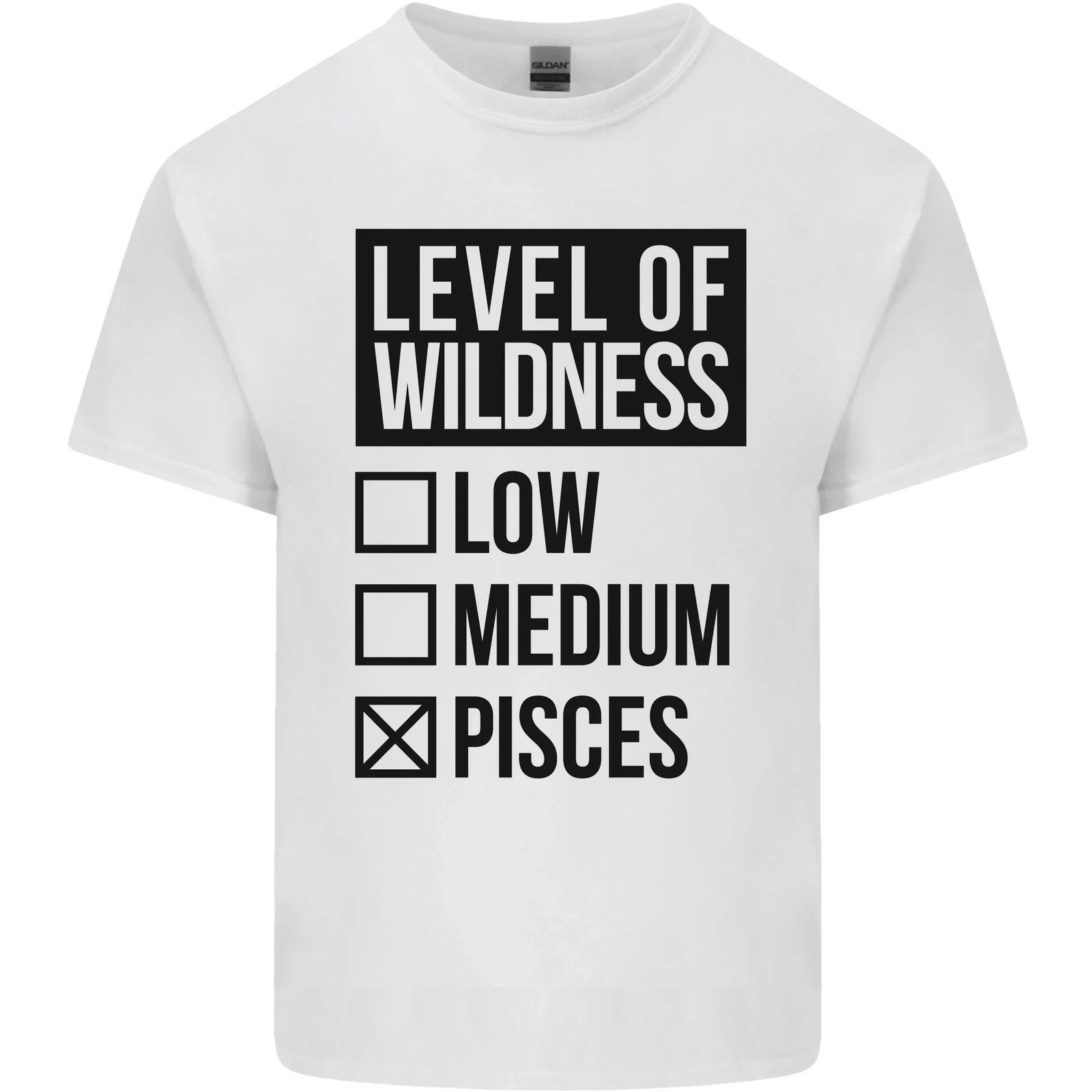 Levels of Wildness Pisces Kids T-Shirt Childrens S