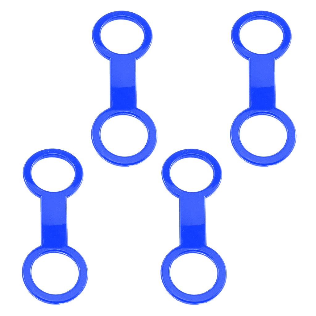 4 stk Silikon Snorkelmaskestroppholder Dykking Snorkling Klemme Festeanordninger Snorkelmaskestroppholder Tubeholder