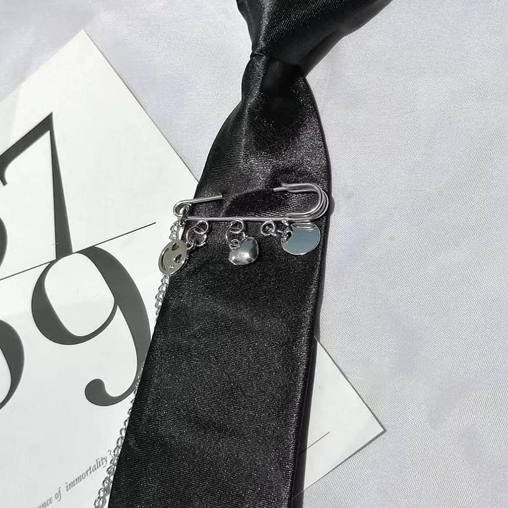 Teens Students Shirt Necktie Women College Style Plain Uniform Detachable Collars Removable Ties Costume Accessories