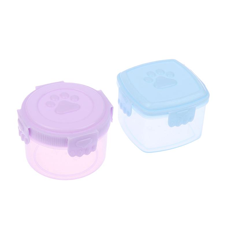 1ks mini kulaté čtvercové lahve kečup koření omáčka lahvička medovo-hořčičný salátový dresink kuchyňská nádoba na bento omáčku