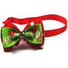 1 Pcs New Red And Green Christmas Collection Pet Bowtie Handmade Jewelry Collar Cat And Dog Cute Bowtie Pet Accessories