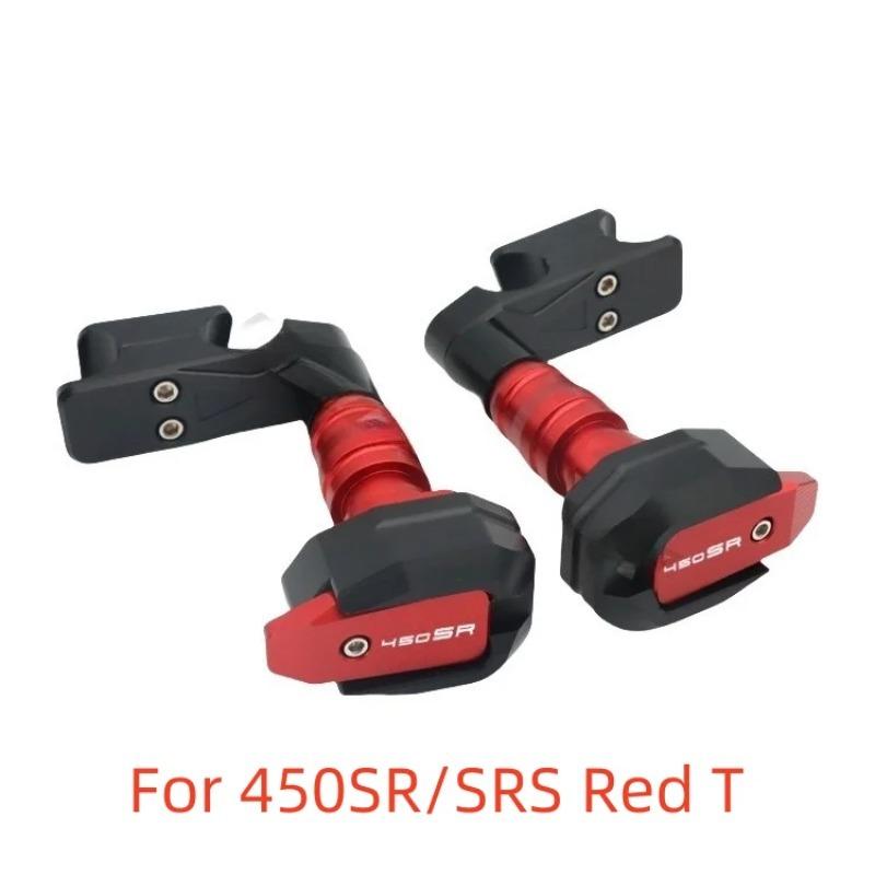 For CFMOTO 450SR 450NK 450SRS Motorcycle Falling Protection Frame Slider Fairing Guard Crash Pad Protector CFMOTO 450 SR/SRR/NK Red-450SR