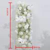 Wedding Arch Arrangement Artificial Flowers Hydrangea Baby Breath Flower Row T-Stage Decor Road Leading Flower Ball Photo Props