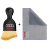 Car Interior Cleaning Soft Brush Car Wash Towel Microfiber Cleaning Rag Cloth For Audi C7 C6 C5 B5 B6 B7 B8 B9 D3 Q3 Q5 Q7 TT A1 A3 A4 A5 A6 A7