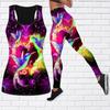 Yoga-Outfit mit Kristall-Birdie-Aufdruck für Damen, modische Workout-Leggings, Fitness, Sport, lässige Yoga-Hose