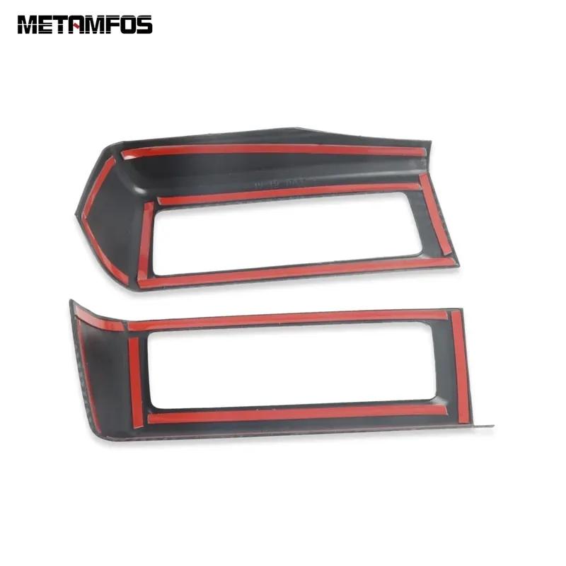 For Toyota Hiace Granvia Commuter -  2024 Carbon Fiber Center Console Air Condition Vent Outlet Trim Car Accessories