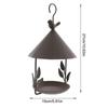 Rainproof Bird Food Dispenser Windproof Bird Feeding Dish Garden Decor Bird Water Bowl  Yard
