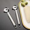 2Pcs Cactus Peeler Spoon Manual Noodle Cutter Cactus Thorns Remover Stainless Steel Kitchen Gadget for Cooking