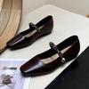 Soft sole heel square head with Mary Jane shoes women's evening new single shoes low skirt autumn retro small gentle wind