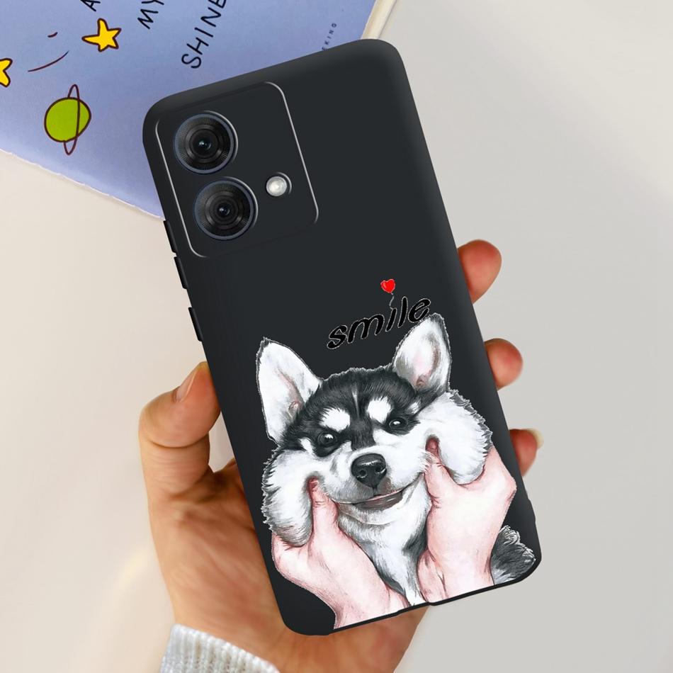 For Motorola Moto G84 Case MotoG84 G 84 5G 2023 Cute Painted Soft Silicone TPU Phone Back Cover Bumper