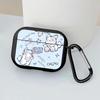 Funda de Silicona con Orejas de Gato y Perro de Dibujos Animados para Auriculares Airpods Pro2 3 2 Pro 1 Pro3 4