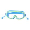 Kids Swimming Goggles Large Frame Waterproof Non Fog HD Swim Supplies with Nose Clip Light Blue