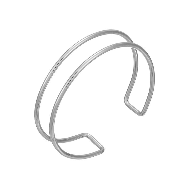 Brățări cu manșetă deschisă cu linie geometrică pentru femei și bărbați, personalizate, cu straturi multiple, reglabile, bijuterii pentru corp, cadouri