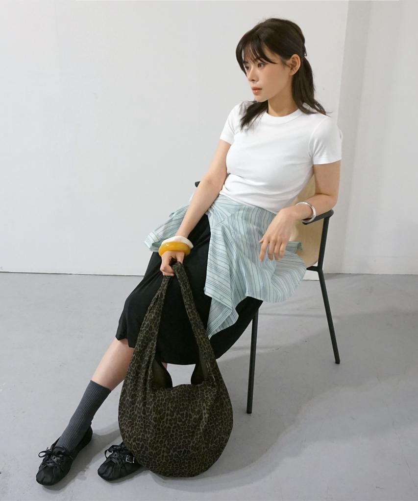 Salbol Fig Leopard Bag [Brown]