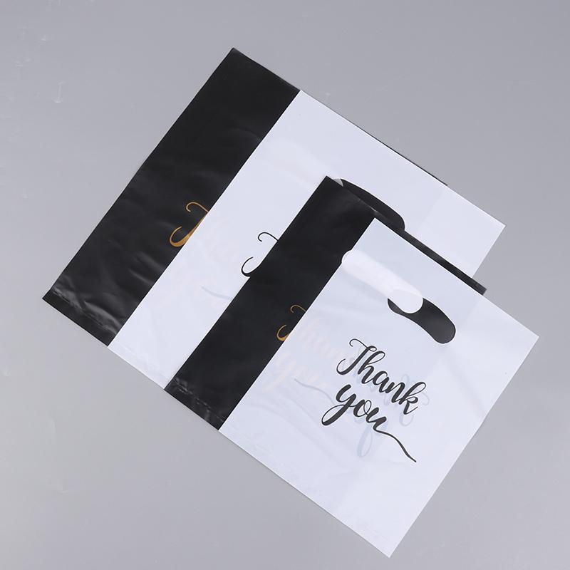 100 Buc Mini Pungi Cadou din Plastic cu Mesaj de Mulțumire Pungi pentru Bomboane de Nuntă Pungi Cumpărături cu Mânere Decorare Nuntă Petrecere de Aniversare