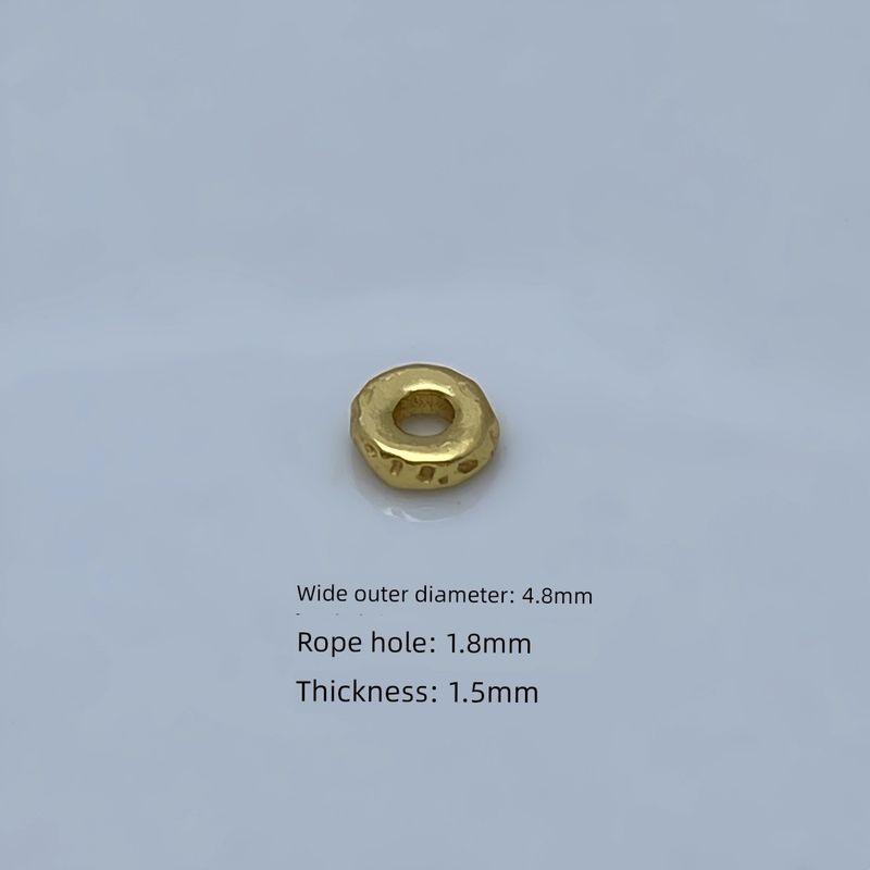 

Пластина из стерлингового серебра 925 с золотым покрытием, обернутые бусины-кратеры, цельные разделители, ручная работа, DIY Вэньвань, буддийские бусины, аксессуары для бисерного ремешка для переноски 4.8mm pit beads (gold)/Single