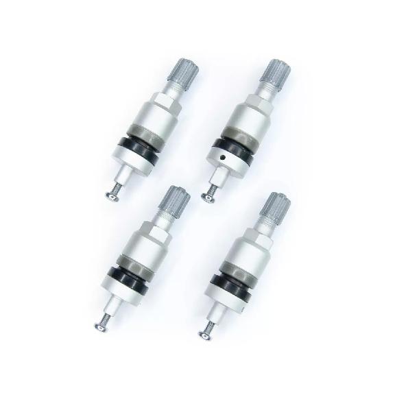 x4 Metal Aluminum valve stem 34000 to replace rubber valve for TPMS sensors