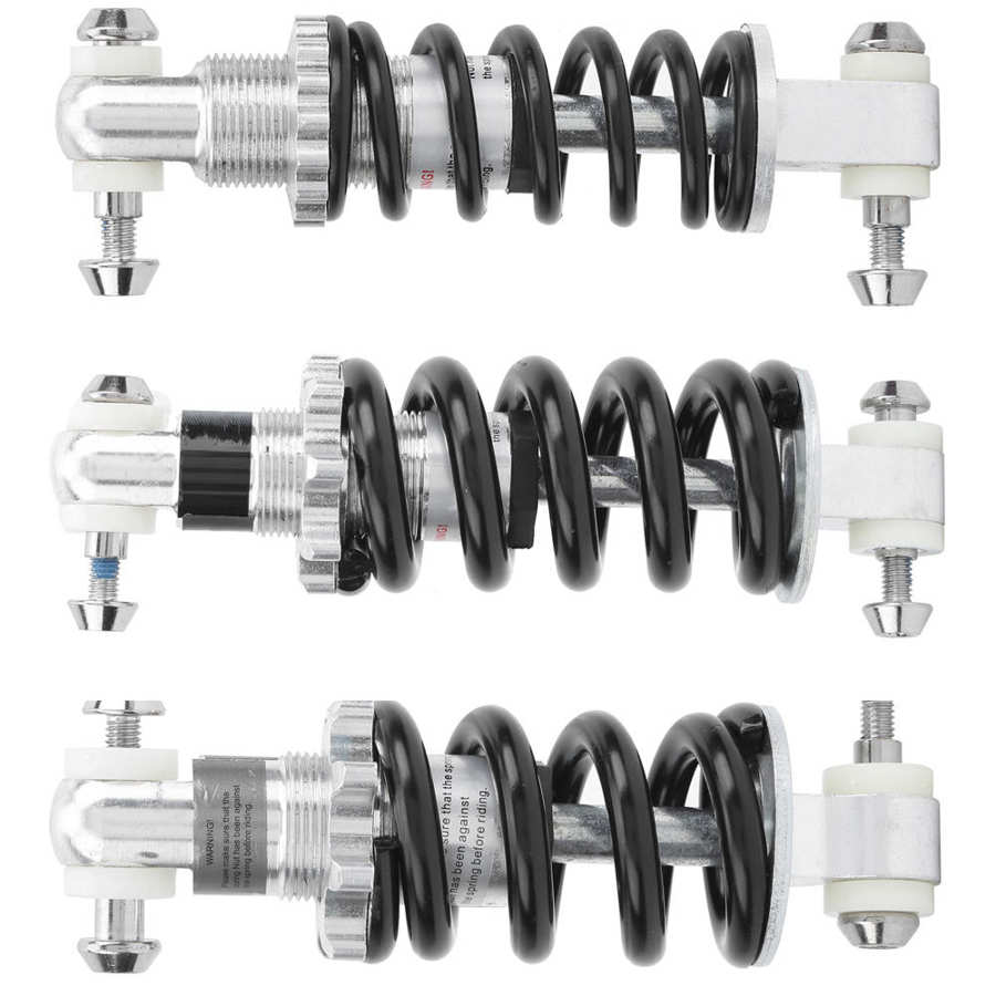 Bike Rear Suspension Damper Spring Bike Shock Struts Coil Spring Shocks Absorber Suspension Damper 150mm Steel