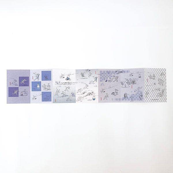 

Marimo Craft MIFFY x Choju Giga Bellows W70 x Postcard, Navy, H14.8cm, DBC-216