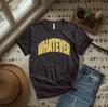 Whatever Shirt, Sarcastic Graphic Tee, Vintage Collegiate T-Shirt, Funny Attitude Shirt, Retro Distressed Lettering Tee