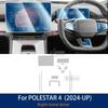 For Polestar 4 2024 Car Interior Dashboard Navigation Center Console Media TPU Anti-scratch Protector Film Sticker
