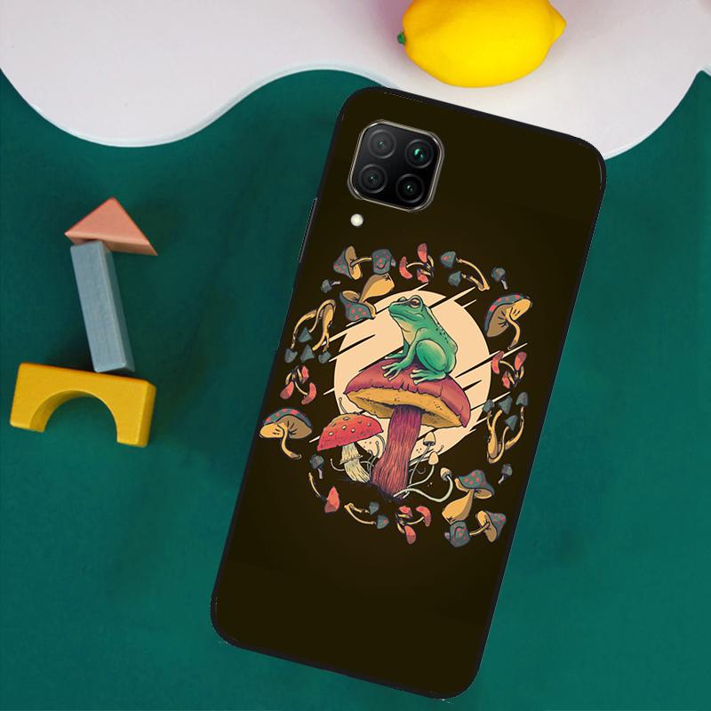 Cottagecore Frog Aesthetic For Huawei Nova 9 10 SE 8i 11i 12i 12s Y60 Y61 Y70 Y90 Y72 Y73 Y91 P60 Pro P40 P30 Lite Case