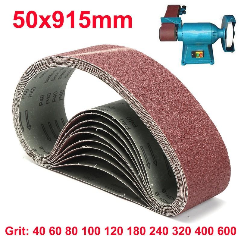 Abrasive Sanding Belt Sander Grinding Polishing Tool Grit 40-1000#