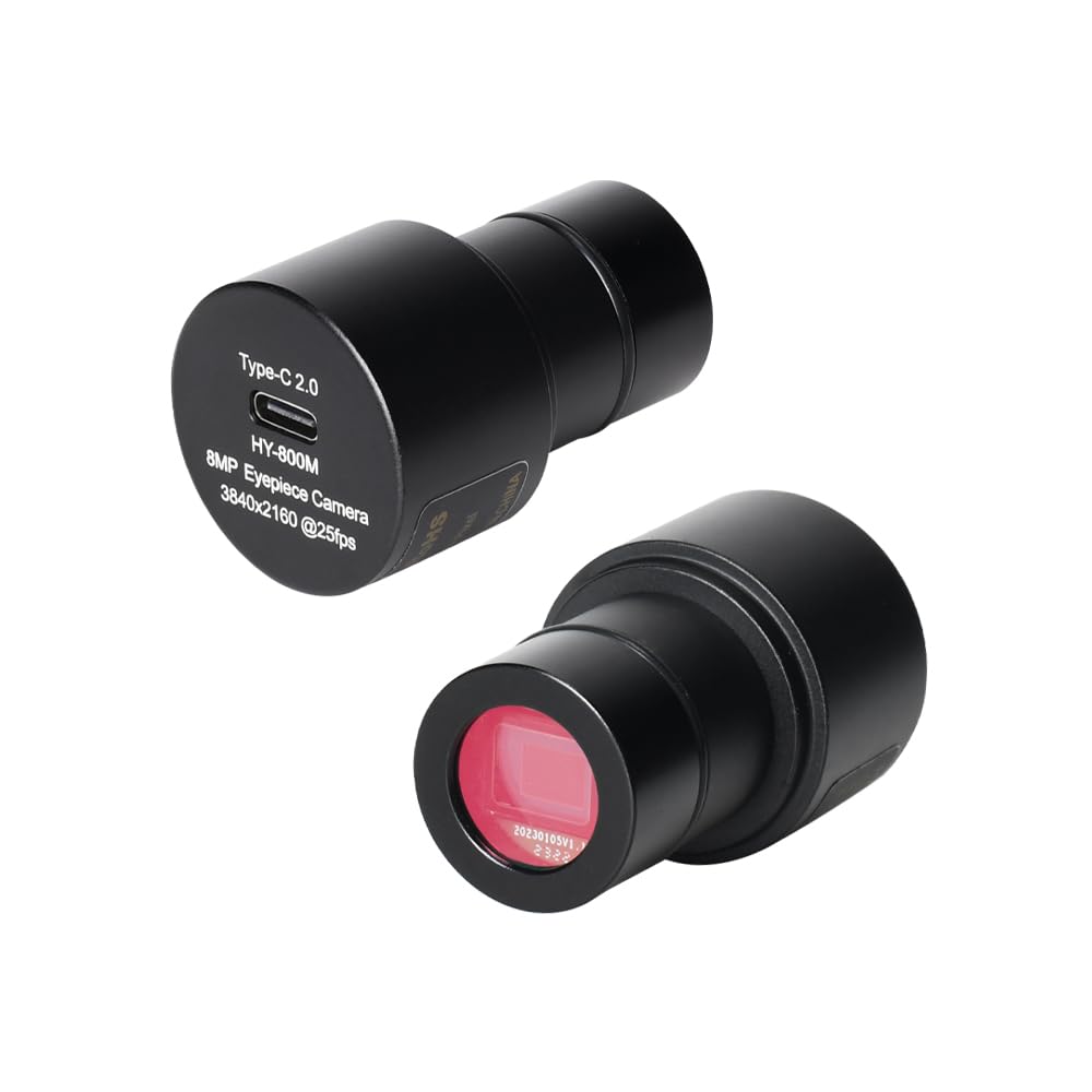 HAYEAR 8MP Digital Eyepiece Camera Microscope Video Camera Adapter USB2.0 + DIA30MM/30.5MM