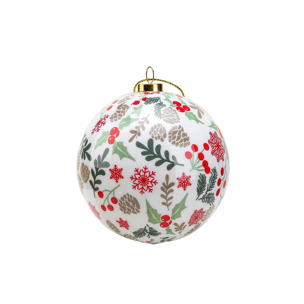 8CM Cm Christmas Ball Ornaments Creative Christmas Tree Decorations Household Outdoor Fun Pvc Inflatable Toy Ball Christmas Gift