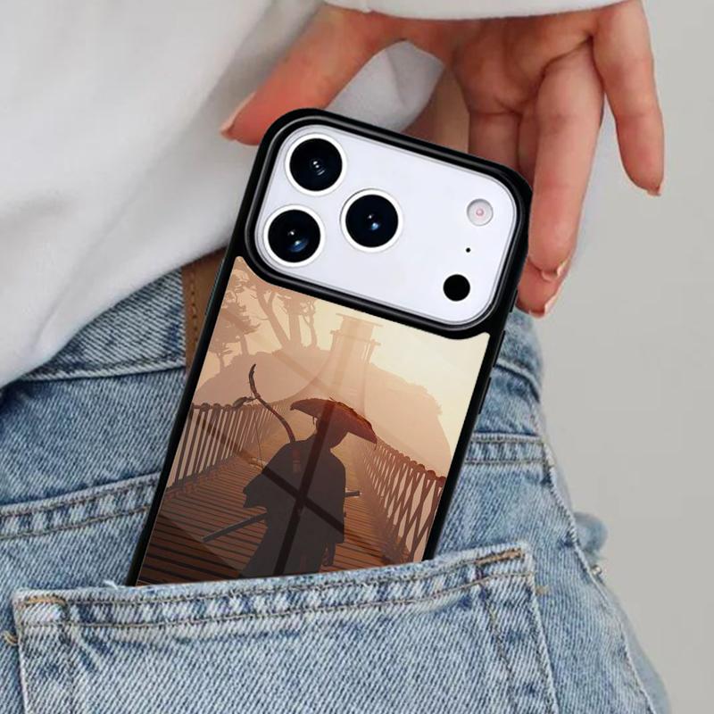 Aikido Samurai Warrior Phone Case for iPhone 16e 15 14 13 12 17 Pro Max Plus Air 17pro Cover Coque