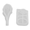 2Pcs Silicone Mold Unique Exquisite Pipa Shape Design Elastic Easy Demoulding Mould Handicraft Gift