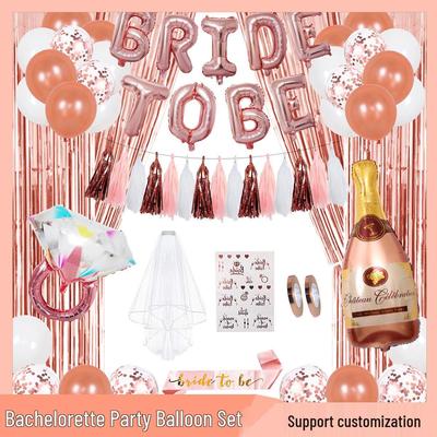 Bride-to-Be Bachelorette Party Foil Balloon Set
