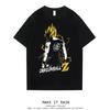Japanese Cartoon Short-sleeved Animation Toriyama Mingqi Dragon Ball Wukong Harajuku Men's and Women's T-shirts Streetwear