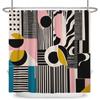 3d Bathroom Curtains Colorful Geometry Shower Curtains Waterproof Polyester Fabric With Hooks Home Decor Washable Bath Curtain