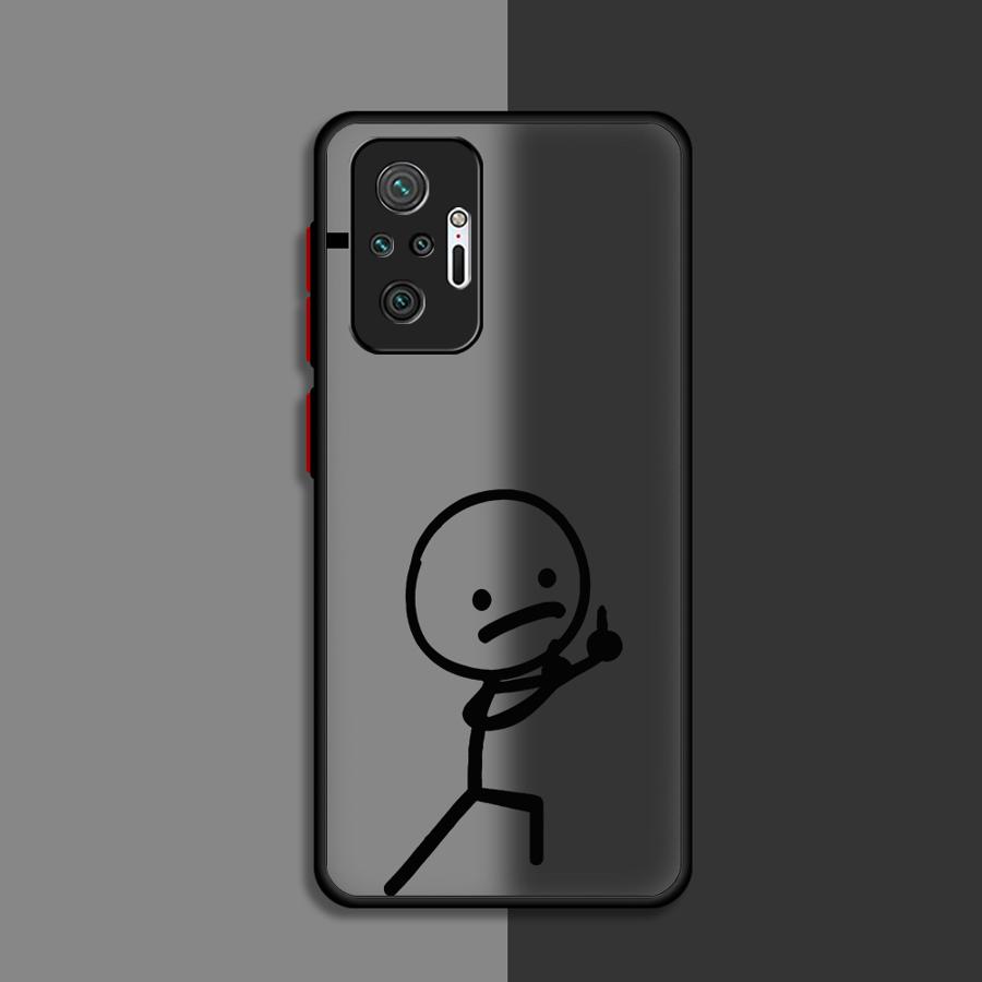 Case for Xiaomi Redmi Note 14 13C 10 9S A4 12 13 Pro Plus 11 14C Funda Back Phone Cover Interesting Animation