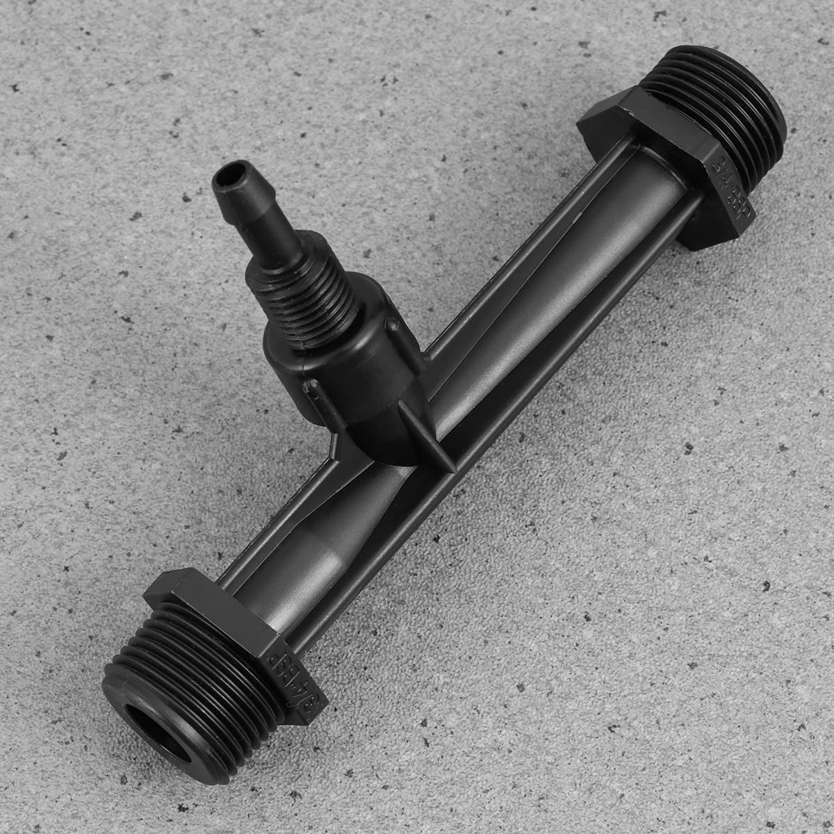 

3/ 4 Inch Irrigation Venturi Injectors Device Agriculture Irrigation Tube Garden Water Tube ( Black ) чорний