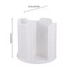 Convenient Kitchen Counter Organizer Rotating Storage Rack for Utensils and Spices Spice Bottle Holder Makeup Stand