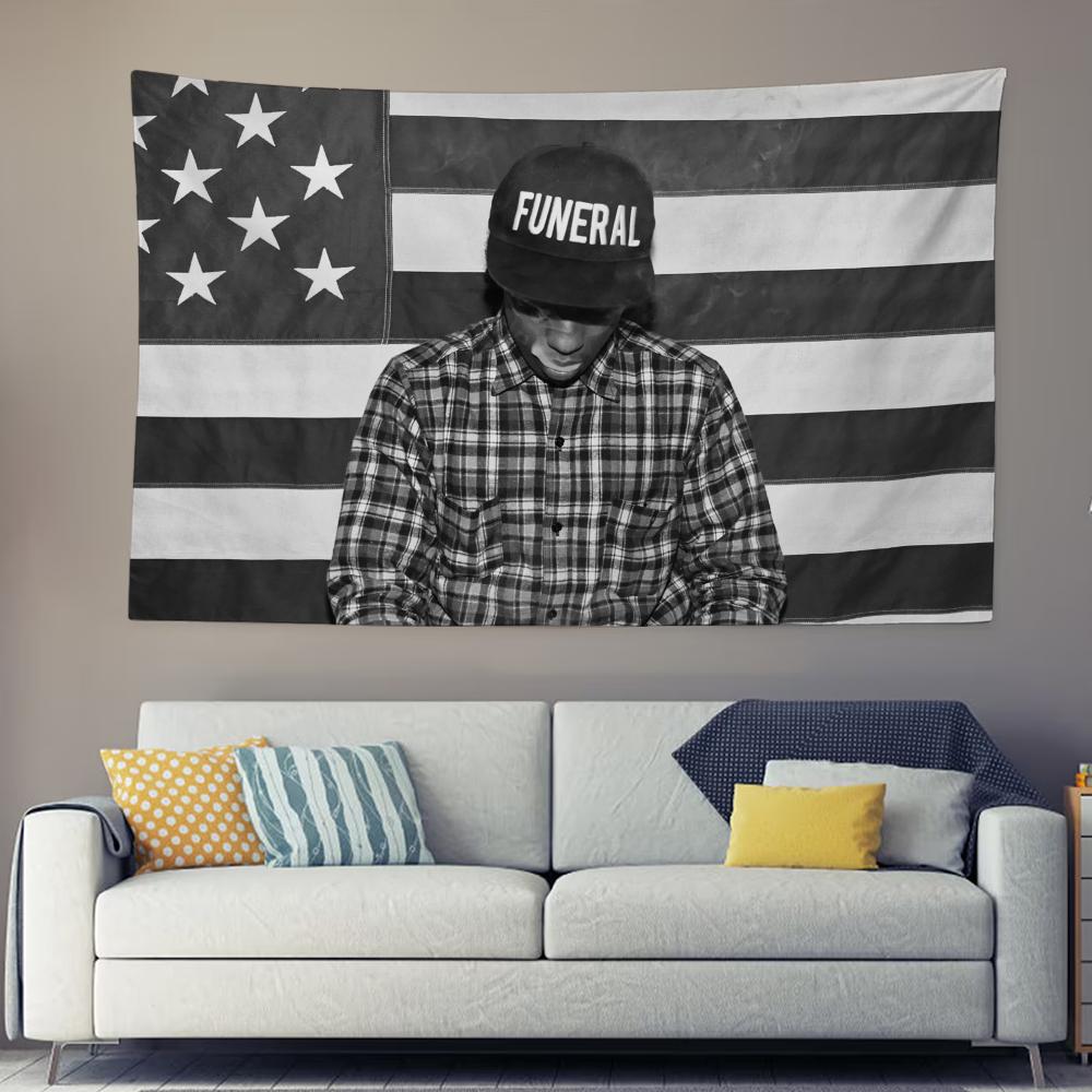 

Rapper AAsap RRocky Testing Tapestry Background Hanging Cloth Bedroom Room Decor Aesthetic Tapestry Wall Party 74x94cm(29x37in)